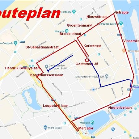 Vakantieappartement Emiel Centrum Oostende Met Garage المظهر الخارجي الصورة