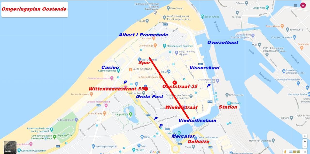 Vakantieappartement Emiel Centrum Oostende Met Garage المظهر الخارجي الصورة